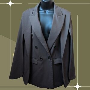 ✨ Mare Mare Double Breasted Cape Blazer Size S